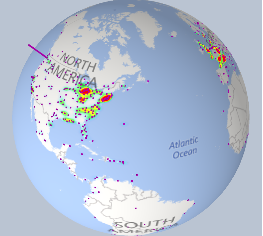 World Map Globe Officeworks Wayne Baisey 0191