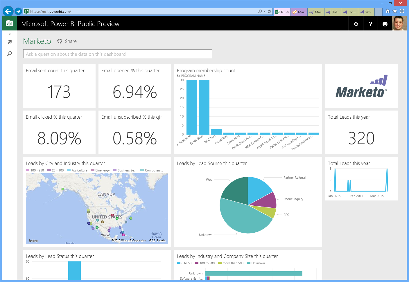 Карта фигур power bi