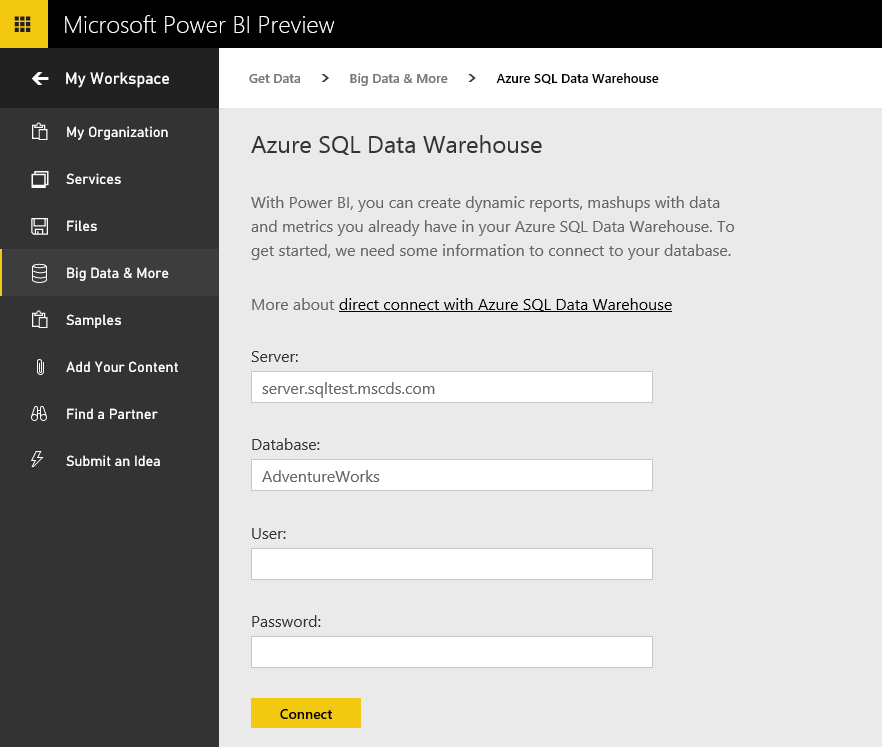 Exploring Azure Sql Data Warehouse With Power Bi Microsoft Power Bi Blog Microsoft Power Bi